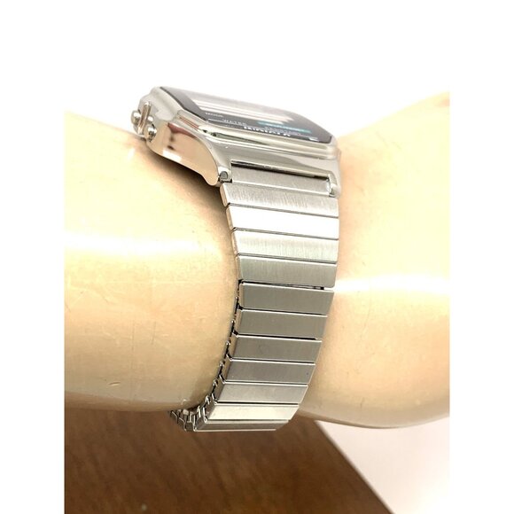 Timex Men's Watch T78587 Quartz Digital Silver Case 35mm Steel Expansion Band - Picture 12 of 15